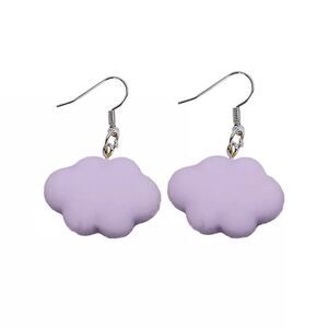 🆕Purple Cloud Charm Dangle Earrings